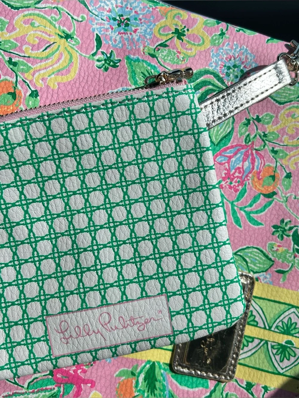 Lilly Pulitzer Padded Tech Sleeve with Small Zip Pouch for Accessories